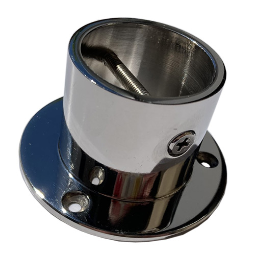36mm Stainless Steel Rope Cup End (polished) for decking rope